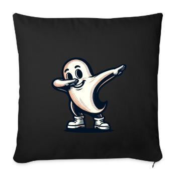 Funny Halloween Party Spooky Haunting Season - Sofa pillowcase 17,3'' x 17,3'' (45 x 45 cm) - black - Front