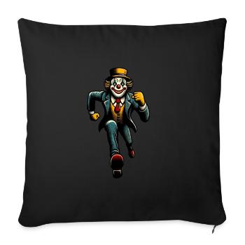 Halloween Costume Decoration Spooky Party Design - Sofa pillowcase 17,3'' x 17,3'' (45 x 45 cm) - black - Front