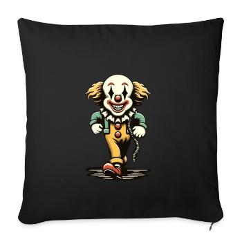 Halloween Costume Décoration Spooky Party Design - Housse de coussin décorative 45 x 45 cm - noir - Devant