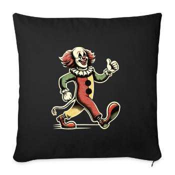 Halloween Costume Decoration Spooky Party Design - Sofa pillowcase 17,3'' x 17,3'' (45 x 45 cm) - black - Front