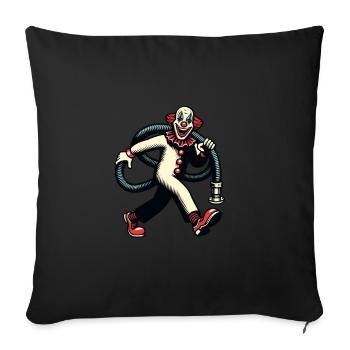 Halloween Costume Decoration Spooky Party Design - Sofa pillowcase 17,3'' x 17,3'' (45 x 45 cm) - black - Front