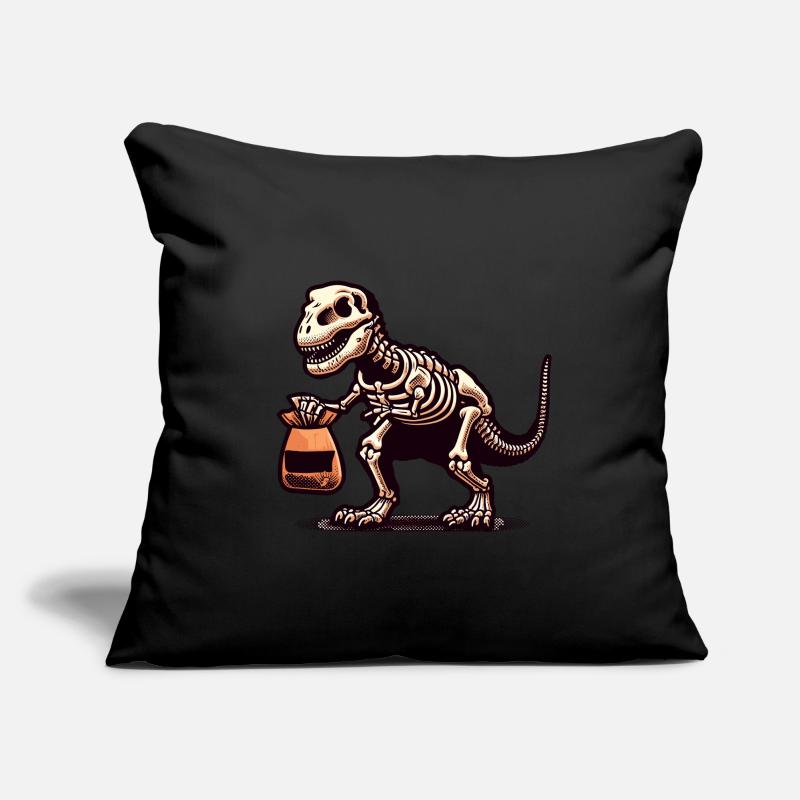 T-Rex Dinosaurier Süßes Oder Saures Halloween Sofakissenbezug 45 x 45 cm