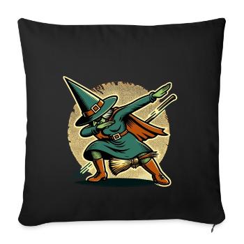 Dabbing Witch Halloween Costume Decoration - Sofa pillowcase 17,3'' x 17,3'' (45 x 45 cm) - black - Front