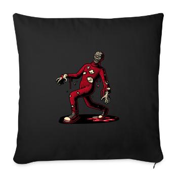 Retro Vintage Style Halloween Zombie Costume Decoration - Sofa pillowcase 17,3'' x 17,3'' (45 x 45 cm) - black - Front