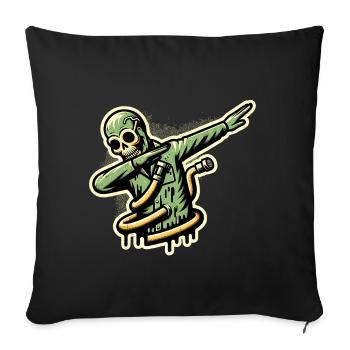 Dabbing Zombie Funny Dabbing Design Funny - Sofa pillowcase 17,3'' x 17,3'' (45 x 45 cm) - black - Front
