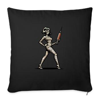 Mummies Nurse Caregiver Physician Assistant - Sofa pillowcase 17,3'' x 17,3'' (45 x 45 cm) - black - Front