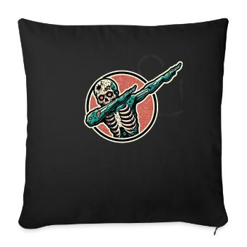 Dabbing Zombie Funny Dabbing Design - Sofa pillowcase 17,3'' x 17,3'' (45 x 45 cm) - black - Front