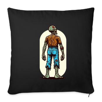 Halloween Costume Decoration Spooky Party Design - Sofa pillowcase 17,3'' x 17,3'' (45 x 45 cm) - black - Front