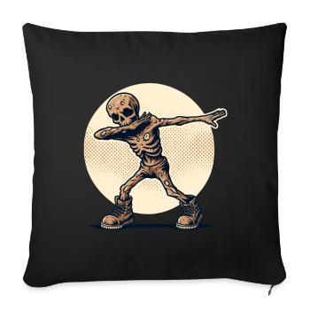 Dabbing Zombie Drôle Dabbing Design - Housse de coussin décorative 45 x 45 cm - noir - Devant