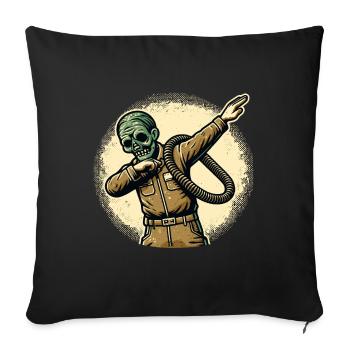 Dabbing Zombie Funny Dabbing Design Halloween - Sofa pillowcase 17,3'' x 17,3'' (45 x 45 cm) - black - Front