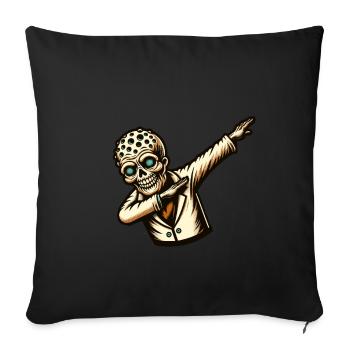 Dabbing Zombie Funny Dabbing Design - Sofa pillowcase 17,3'' x 17,3'' (45 x 45 cm) - black - Front
