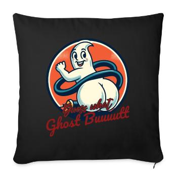 Halloween Costume Spooky Party Ghosts - Sofa pillowcase 17,3'' x 17,3'' (45 x 45 cm) - black - Front