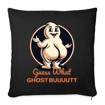 Halloween Costume Ghosts Butt Funny Ghosts - Sofa pillowcase 17,3'' x 17,3'' (45 x 45 cm) - black - Front