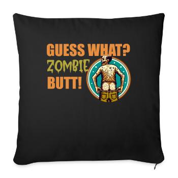 Funny Saying Undead Zombies Halloween Decoration - Sofa pillowcase 17,3'' x 17,3'' (45 x 45 cm) - black - Front