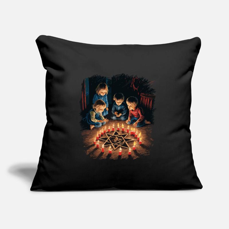 Occult Summoning Rituals Retro Vintage Design Sofa pillowcase 17,3'' x 17,3'' (45 x 45 cm)
