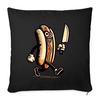 Delicious Halloween Design for Horror Movies Psycho - Sofa pillowcase 17,3'' x 17,3'' (45 x 45 cm) - black - Front