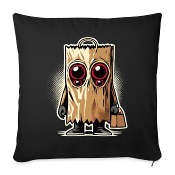 Spooky Party Funny Halloween Streetwear - Sofa pillowcase 17,3'' x 17,3'' (45 x 45 cm) - black - Front