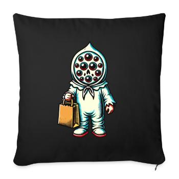 Spooky Party Trick Or Treat - Housse de coussin décorative 45 x 45 cm - noir - Devant