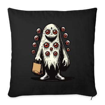 Spooky Party Trick Or Treat Streetwear - Sofa pillowcase 17,3'' x 17,3'' (45 x 45 cm) - black - Front