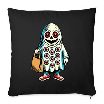 Spooky Party Trick Or Treat Streetwear - Sofa pillowcase 17,3'' x 17,3'' (45 x 45 cm) - black - Front