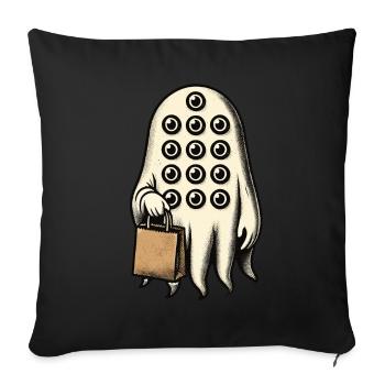 Spooky Party Funny Halloween Streetwear - Sofa pillowcase 17,3'' x 17,3'' (45 x 45 cm) - black - Front
