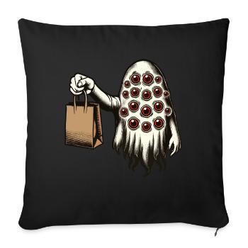 Spooky Party Trick Or Treat Halloween - Sofa pillowcase 17,3'' x 17,3'' (45 x 45 cm) - black - Front