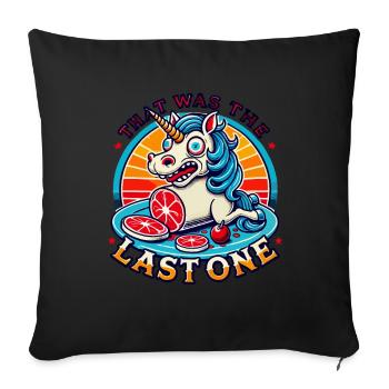Drôle Noir Potence Humour Mignon Halloween - Housse de coussin décorative 45 x 45 cm - noir - Devant