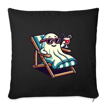 Summer Halloween Spooky Lifestyle Costume Idea - Sofa pillowcase 17,3'' x 17,3'' (45 x 45 cm) - black - Front