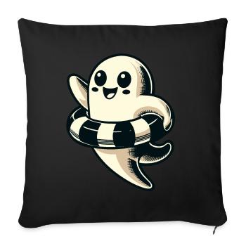 Summer Halloween Funny Retro Vintage Style - Sofa pillowcase 17,3'' x 17,3'' (45 x 45 cm) - black - Front