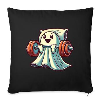 Fun gym Entraînement Renforcement musculaire - Housse de coussin décorative 45 x 45 cm - noir - Devant