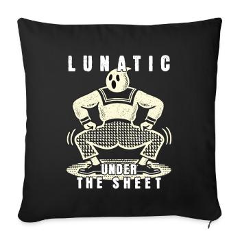 Drôle Ghost Design Humoristique Sarcastique - Housse de coussin décorative 45 x 45 cm - noir - Devant