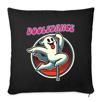 Funny Boolean Dance Saying Pole Dance Ghost - Sofa pillowcase 17,3'' x 17,3'' (45 x 45 cm) - black - Front