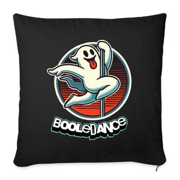 Funny Boolean Dance Saying Pole Dance Ghost - Sofa pillowcase 17,3'' x 17,3'' (45 x 45 cm) - black - Front