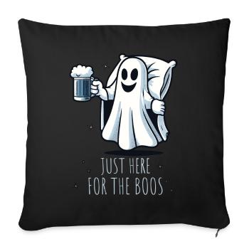 Beer and Alcohol Lovers Halloween Party - Sofa pillowcase 17,3'' x 17,3'' (45 x 45 cm) - black - Front