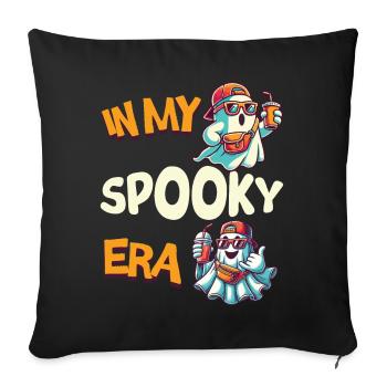 In My Spooky Era Halloween Ghosts - Sofa pillowcase 17,3'' x 17,3'' (45 x 45 cm) - black - Front