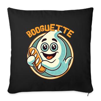Ghost Baguette Boogette Joy - Sofa pillowcase 17,3'' x 17,3'' (45 x 45 cm) - black - Front