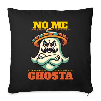 unMexican Ghost Funny Pun - Sofa pillowcase 17,3'' x 17,3'' (45 x 45 cm) - black - Front