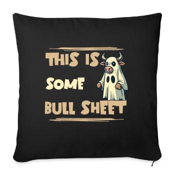 Cow Costume Humor Disguise Halloween - Sofa pillowcase 17,3'' x 17,3'' (45 x 45 cm) - black - Front