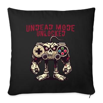 Zombie Gaming Controller: Undead Mode - Sofa pillowcase 17,3'' x 17,3'' (45 x 45 cm) - black - Front