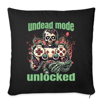 Zombie Gaming Controller: Undead Mode - Sofa pillowcase 17,3'' x 17,3'' (45 x 45 cm) - black - Front