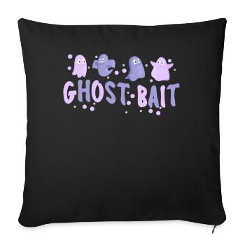 Vivre la vie fantôme Spook Life Appât - Housse de coussin décorative 45 x 45 cm - noir - Devant