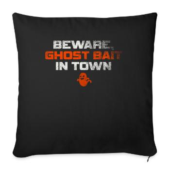 Vivre la vie fantôme Spook Life Appât - Housse de coussin décorative 45 x 45 cm - noir - Devant
