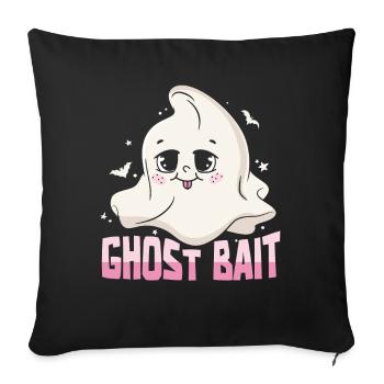 Vivre la vie fantôme Spook Life Appât - Housse de coussin décorative 45 x 45 cm - noir - Devant