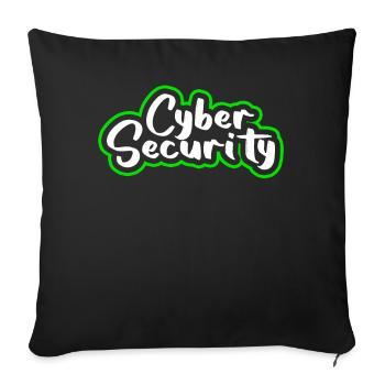 Cybersicherheitsexpertise von ethischen Hackern - Sofakissenbezug 45 x 45 cm - Schwarz - Vorne