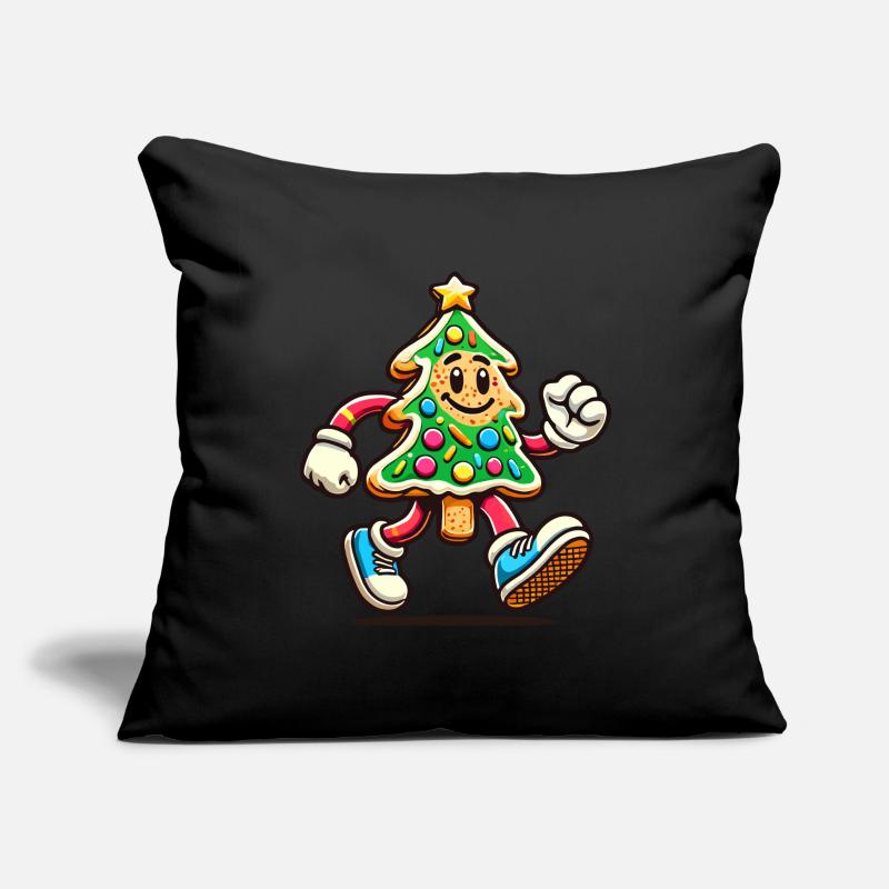 Merry Christmas Cookie Tree Figurine Sofa pillowcase 17,3'' x 17,3'' (45 x 45 cm)