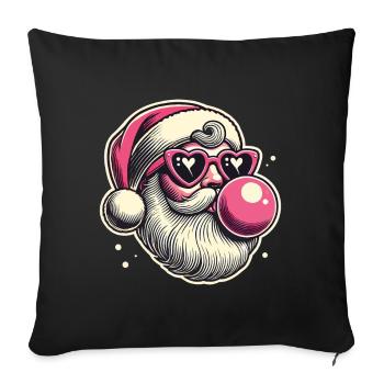 Cool Sigma Santa Joie de Noël - Housse de coussin décorative 45 x 45 cm - noir - Devant