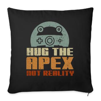 Simracer Esports Enthusiast Sim Racing - Sofa pillowcase 17,3'' x 17,3'' (45 x 45 cm) - black - Front