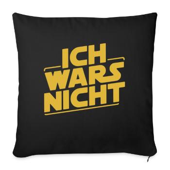 Ich Wars Nicht - Sofa pillowcase 17,3'' x 17,3'' (45 x 45 cm) - black - Front