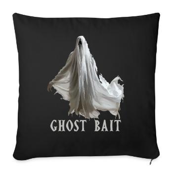 Vivre la vie fantôme Spook Life Appât - Housse de coussin décorative 45 x 45 cm - noir - Devant