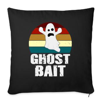 Vivre la vie fantôme Spook Life Appât - Housse de coussin décorative 45 x 45 cm - noir - Devant